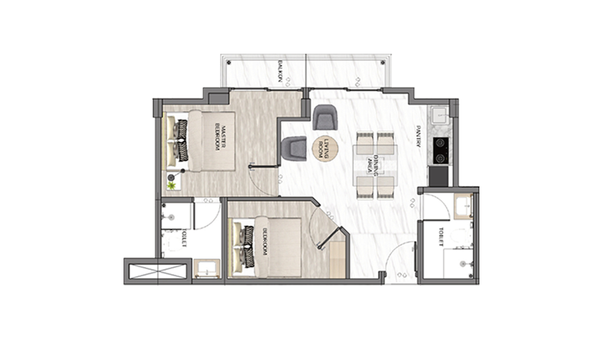 2 BR Hook 3A